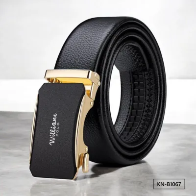 Apex Clasp Men’s Leather Belt